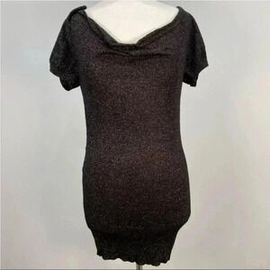 French Connection black  sparkly dress sz 2